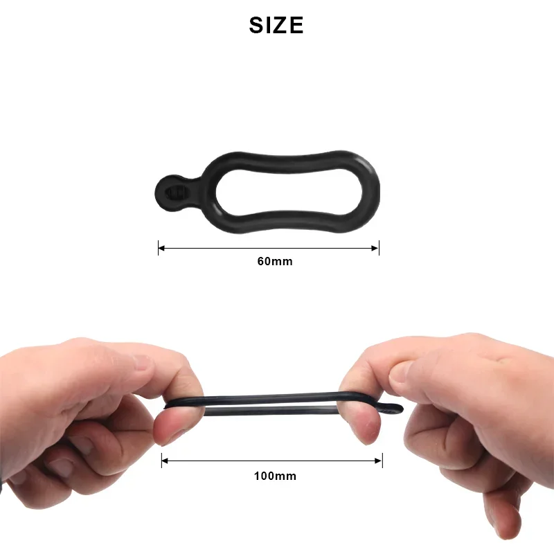 Fahrrad Silikon halterung Band Fahrrad Scheinwerfer Rück leuchte Lenker LED Taschenlampe halter Teile installieren elastische Licht riemen Zubehör