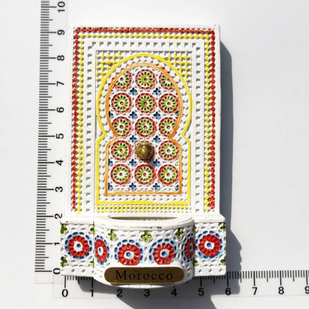 Imanes turísticos 3D para nevera, decoración de recuerdo, manualidades, manualidades, colección de , europa, marruecos: AMA220328003