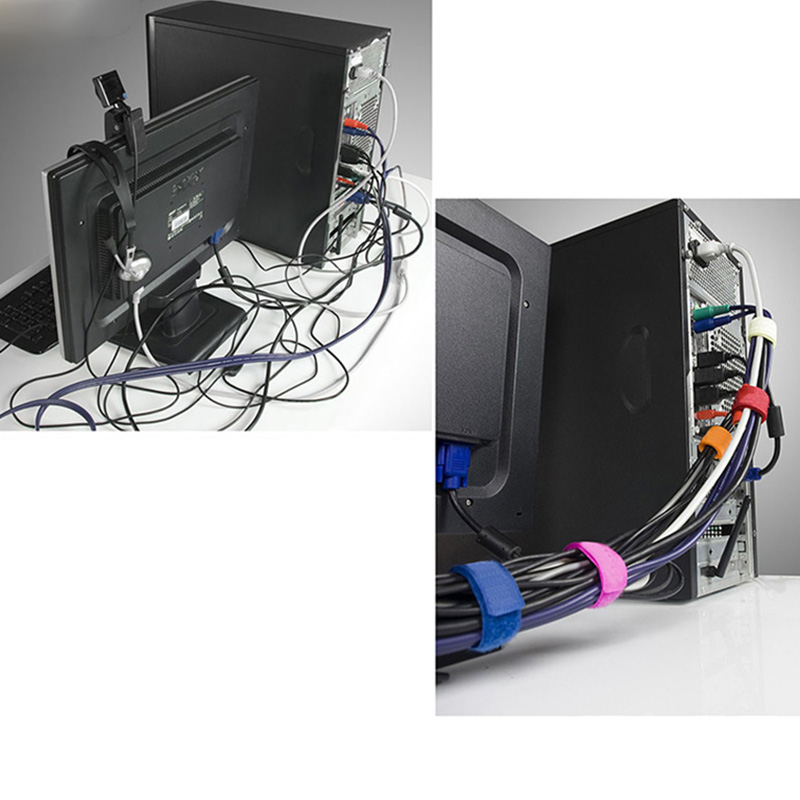 50/10 stuks kabelorganizer draadhaspel clip oortelefoonhouder muis snoerbeschermer HDMI kabelbeheer voor iPhone USB-kabel