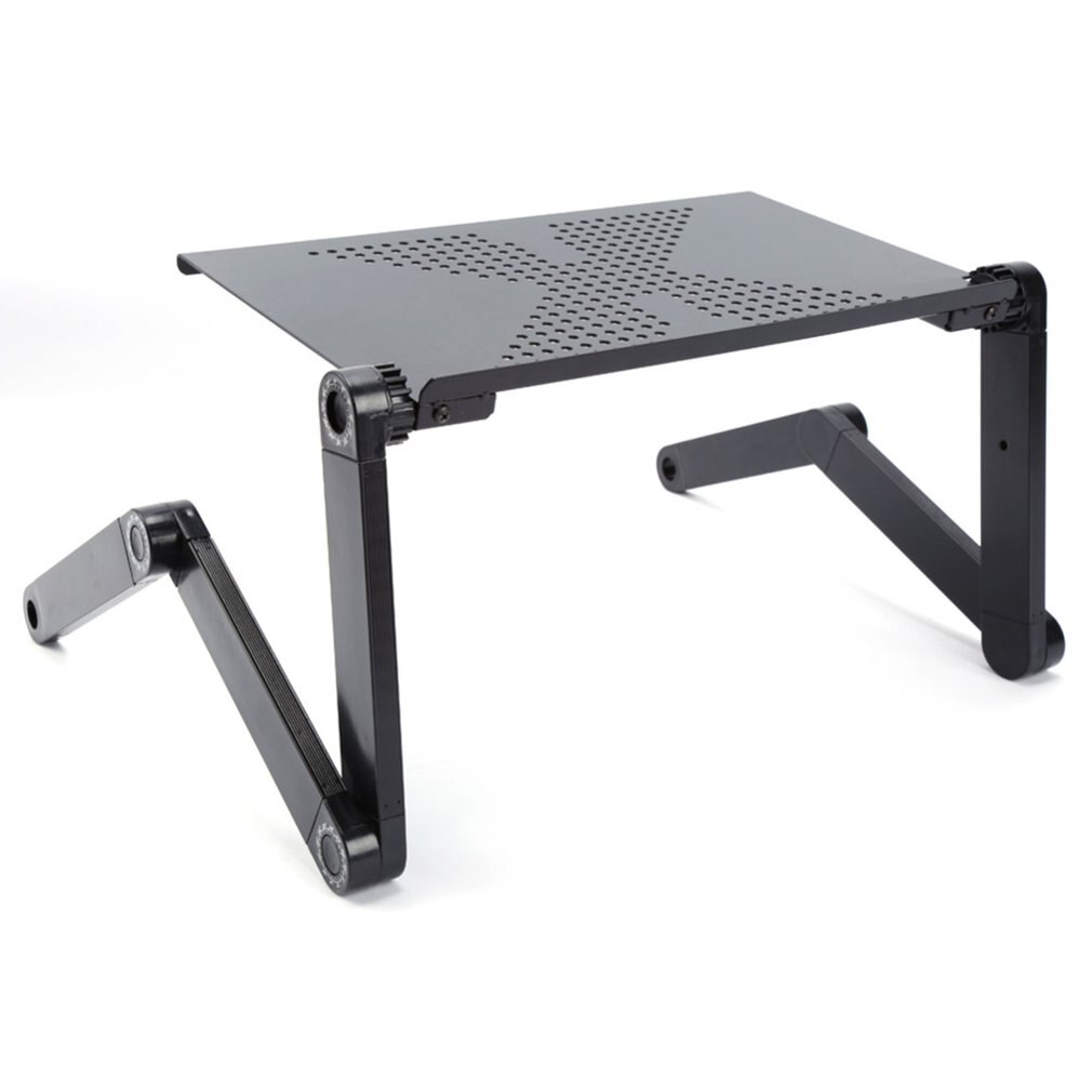 Portable adjustable laptop table for foldable Laptop Desk Computer mesa para notebook Stand Tray For Sofa Bed Black