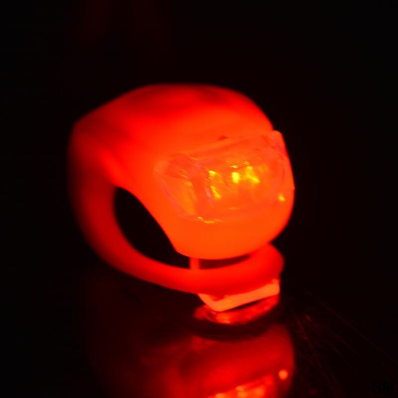 AG10 Mini LED Fahrrad Licht Silikon Fahrrad Lampe Hinten Rad Lenker Wasserdicht Radfahren Warnung Rücklicht Bunte Clip Lampen