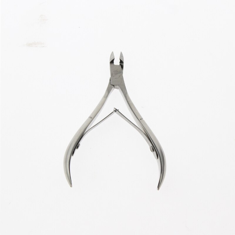 Tijeras para cutículas de acero inoxidable, recortadora para manicura y pedicura , 9,5 cm
