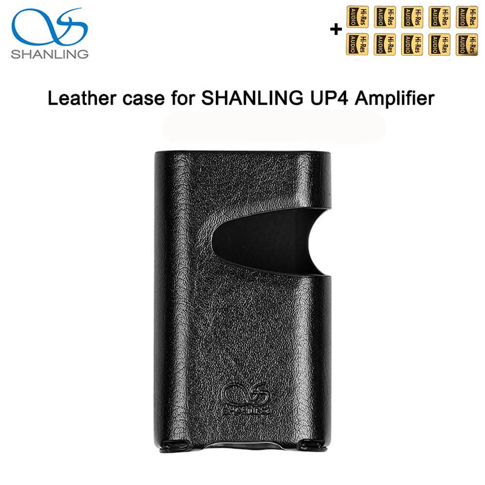 Custodia in pelle Shanling per amplificatore per cuffie UP4 (nero)