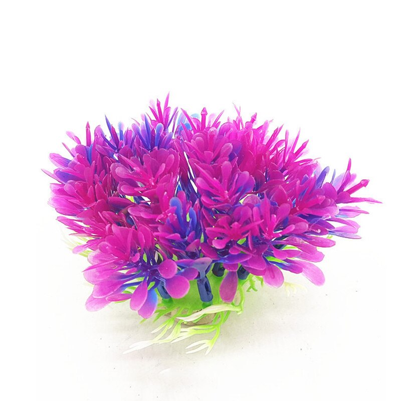 12 Kinds Artificial Aquarium Decor Plants Water Weeds Ornament Aquatic Plant Fish Tank Grass Decoration Accessories 12*6cm: 3