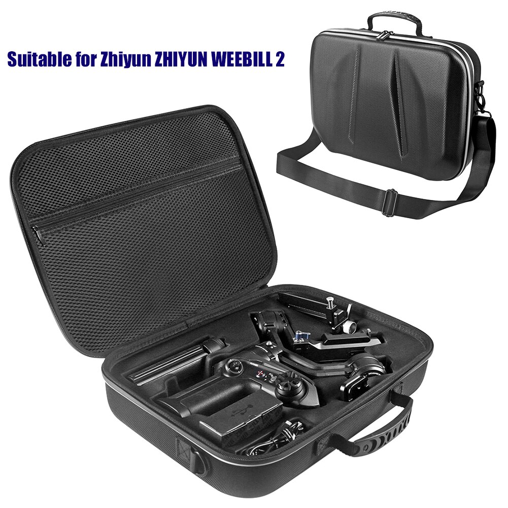 Wasserdichte tragetasche für zhiyun weebill 2 handgimbal-stabilisator, aufbewahrungstasche mit schultergurt, stoßfestes gehäuse