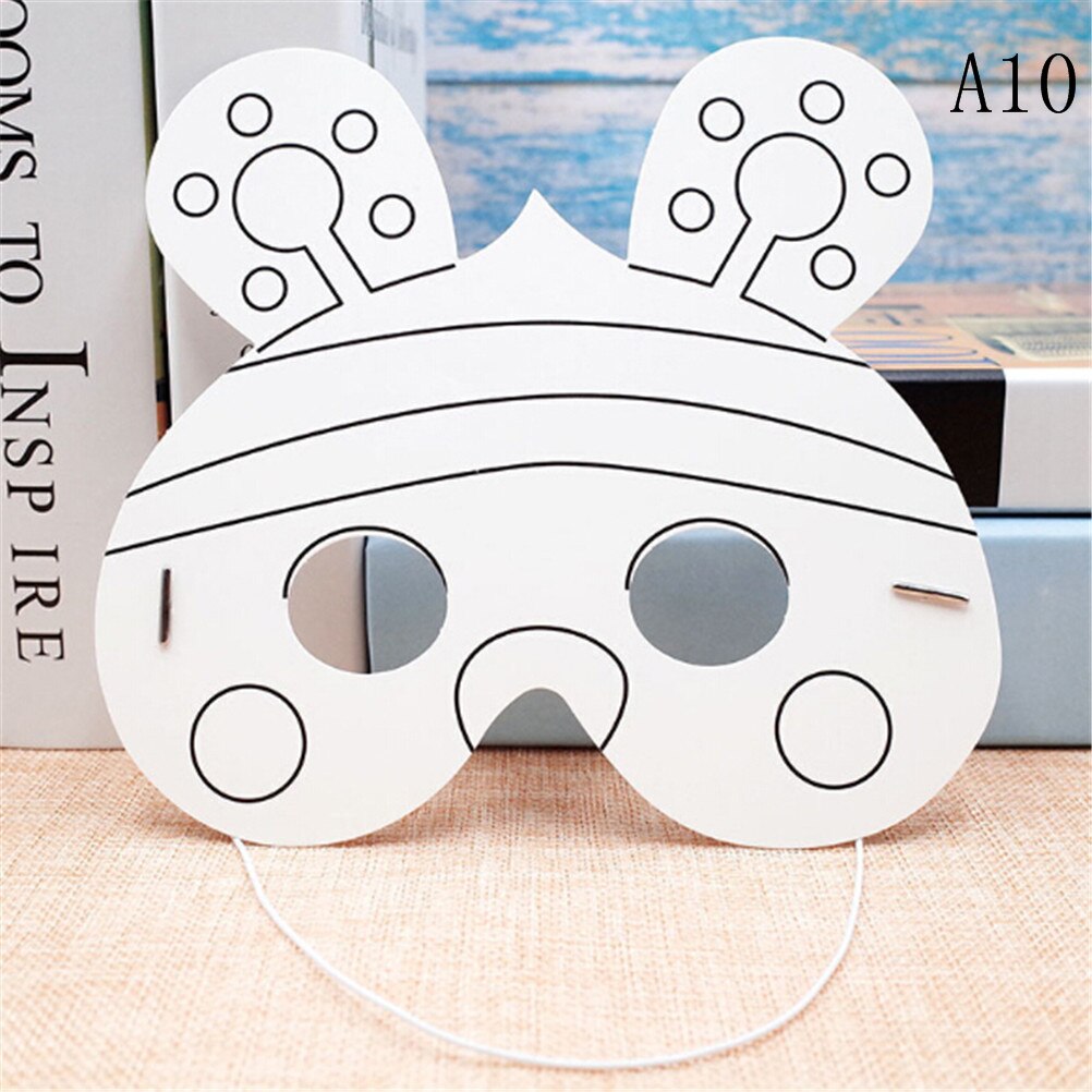 Cartoon Animal Painting Mask Kindergarten Preschool Graffiti Art Crafts Toys Color Drawing Toys for Children Kids: 10