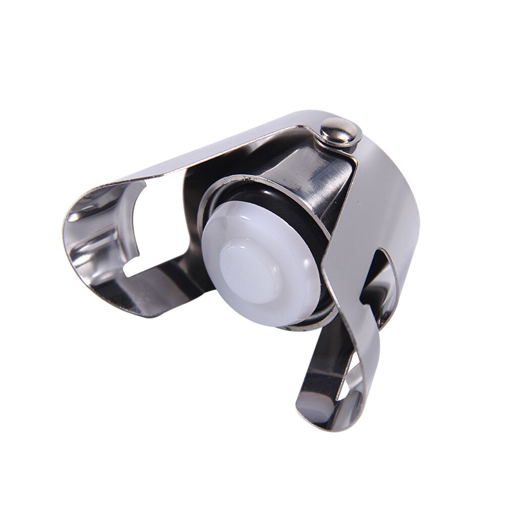 Champagne Stopper Stainless Steel Champagne Bottle Sealer Sparkling Wine Bottle Plug Sealer Leak-Proof Bubble