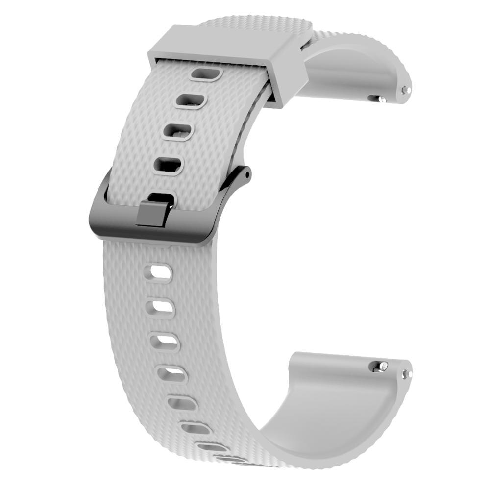 Bracelet de montre, 20mm, pour Garmin Vivomove HR venus vivoactive 3 samsung galaxy watch active 2, bracelet hauwei watch gt 2 42mm: grey