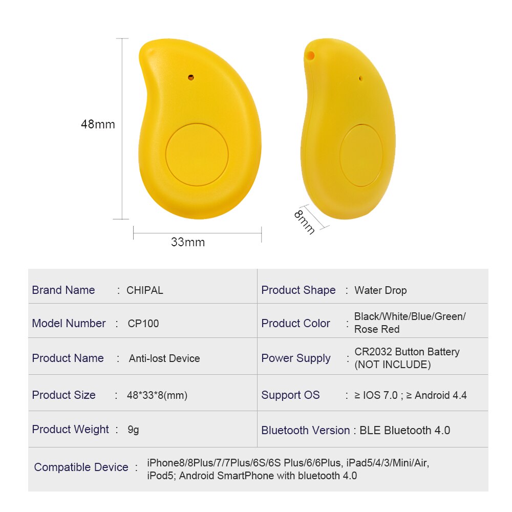 Anti lost keyfinder smart fjärrkontroll mini nyckelring larm bluetooth husdjur barn itag tracker nyckel hitta taggar spårare gps locator
