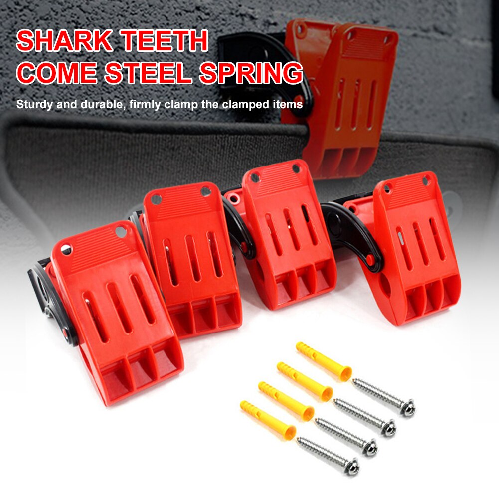 Nowe samochodowe maty podłogowe klipsy robić myjni samochodowej przyrządy robić czyszczenia samochodu dywan myjnia zacisk podnóżek czysty hak narzędzie wielofunkcyjne mata robić jogi klip