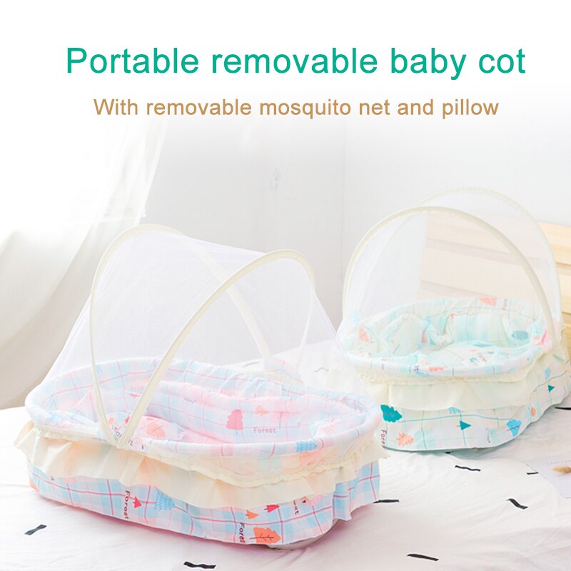 Baby Reizen Draagbare Mobiele Wieg Baby Nest Cot Pasgeboren Multifunctionele Vouwen Bed Kind Opvouwbare Stoel Klamboe