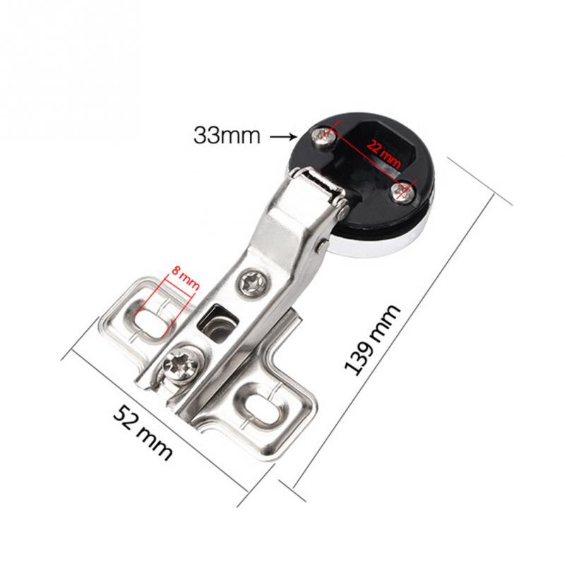 Kitchen Cupboard Glass Door Hinge Home Wine Cabinet Hardware 26mm Cup Screws #734