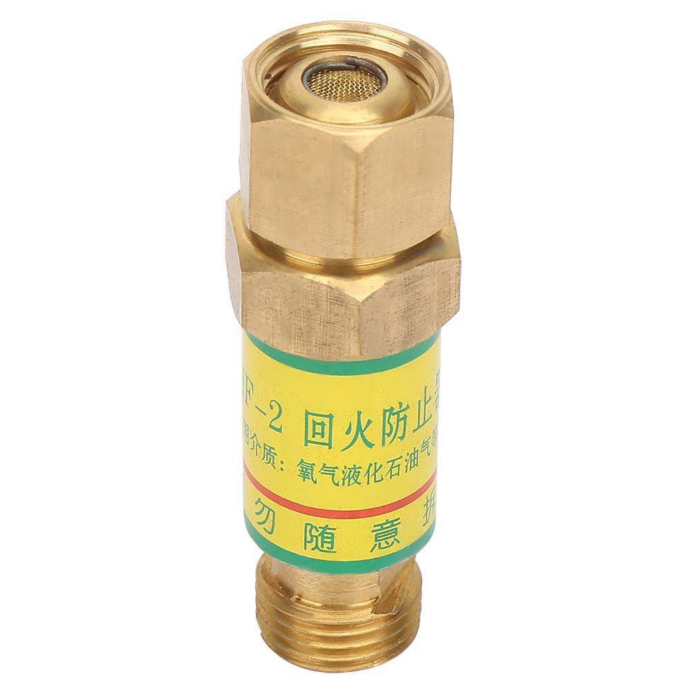 Oxygen Acetylene Flashback Arrestor Fuel Safety Valve Welding/Cutting Torch Fireback Preventer Welding Cutting Tool: Oxygen