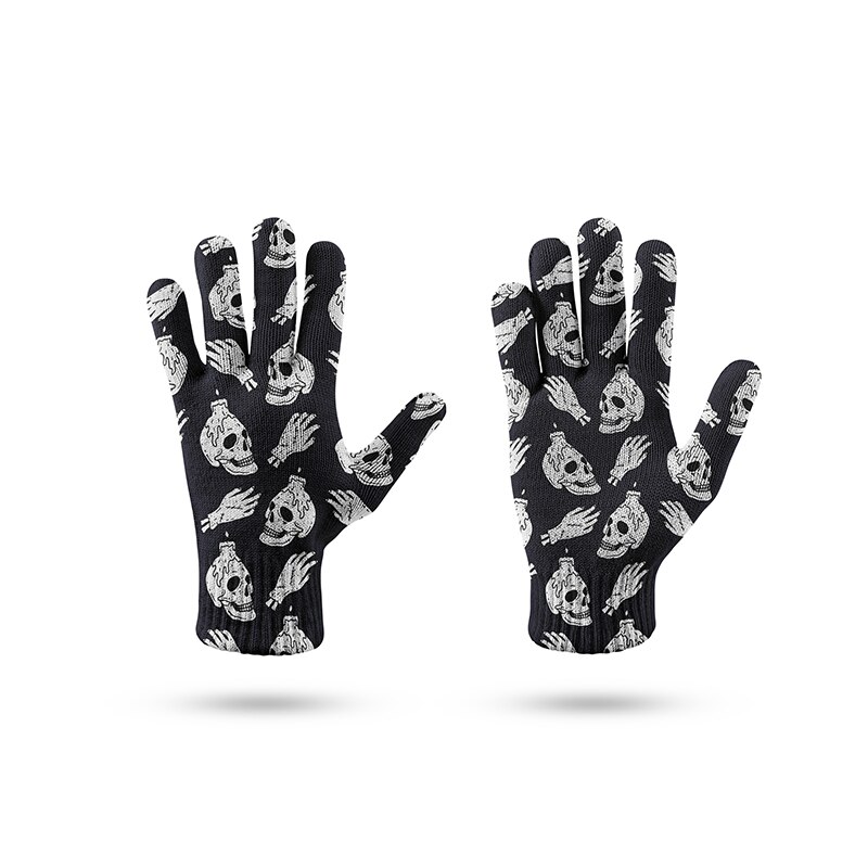 Grappig patroon handschoen voor de winter touchscreen unisex antislip want jeugd ski koude bescherming sport handschoenen: Stijl 11