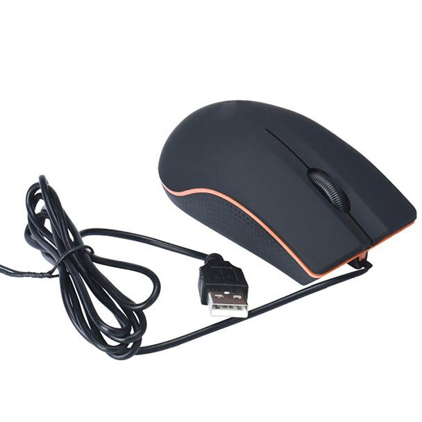 Optische Led Wired Ergonomische Muis 1200Dpi Optische Gaming Muizen Met Scroll Wheel Usb Kabel Voor Pc Laptop Kantoor Computer desktop