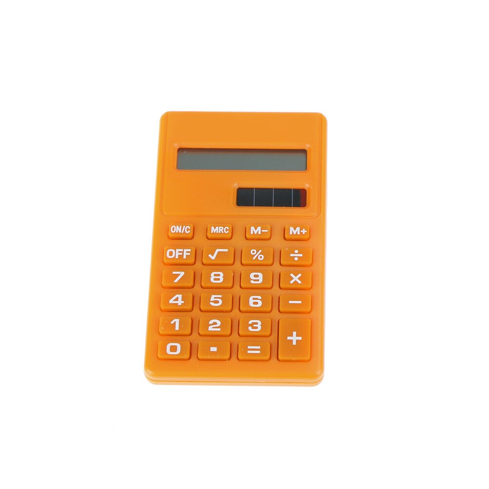 Mini Calculadora, pantalla de 8 dígitos, suministro de Doble potencia, dibujo de caramelo, Calculadora Solar, cálculo Solar, arroz Solaire
