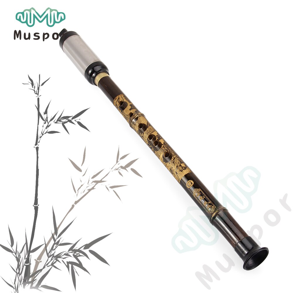 Chinese Bamboefluit Bawu Verticale Wind Muziekinstrumenten Bambu Flauta Beginners G/F Sleutel + Doek Tas