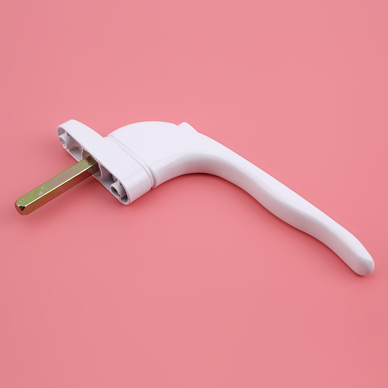 White Aluminum Alloy Window Handle With Locks Universal Door Handle Key Locking For Double Glazing Kid Security Door Lock