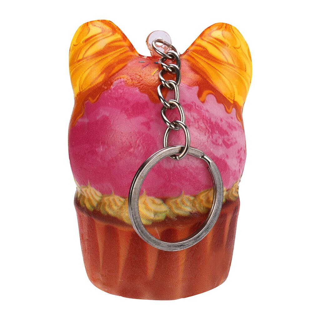 7Cm Squishy Cake Puppy Hanger Scented Charm Stress Relief Producten Langzaam Stijgende Collection Stress Reliever Speelgoed Squishy Speelgoed