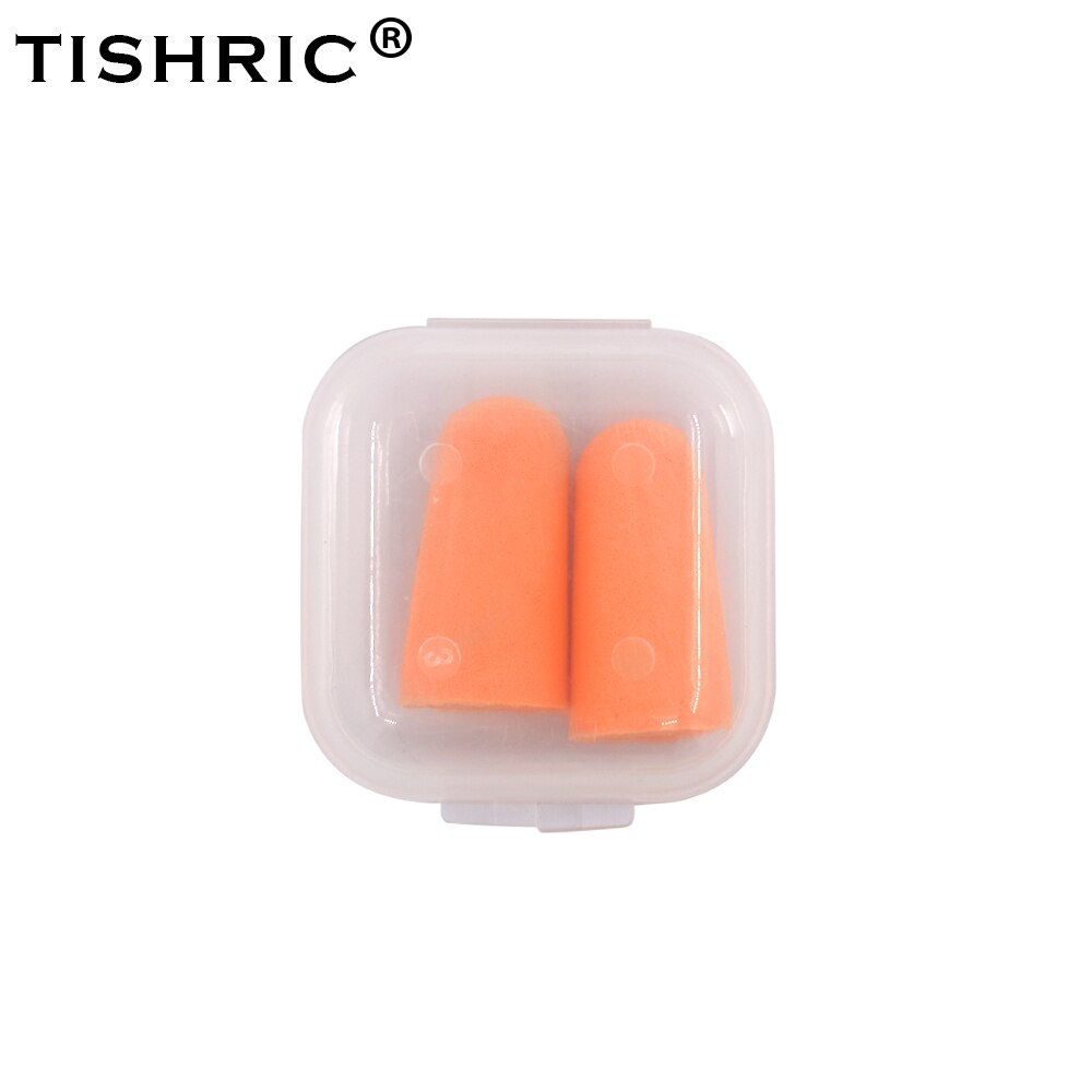 TISHRIC 100 Pairs Earplugs Sleep Noice Reduction Noise Cancelling 25dB Anti-noise Box For Travel/Sleep/Reading Ear Plugs: 100pairs Orange Box