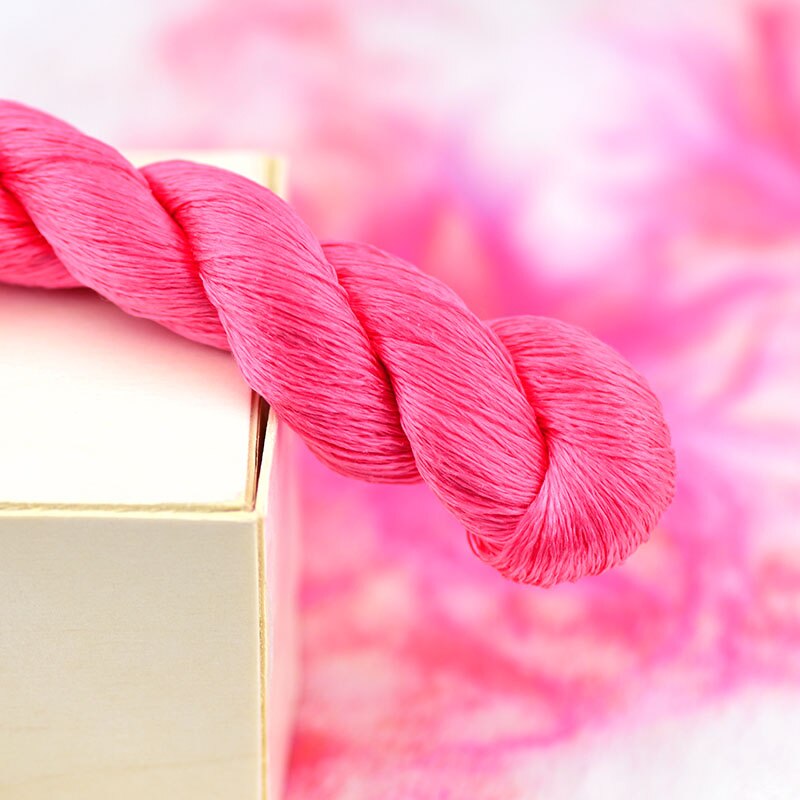 silk embroidery thread / 100% silk thread /hand embroidery embroider cross stitch/pink series/8 gradient colors: 5
