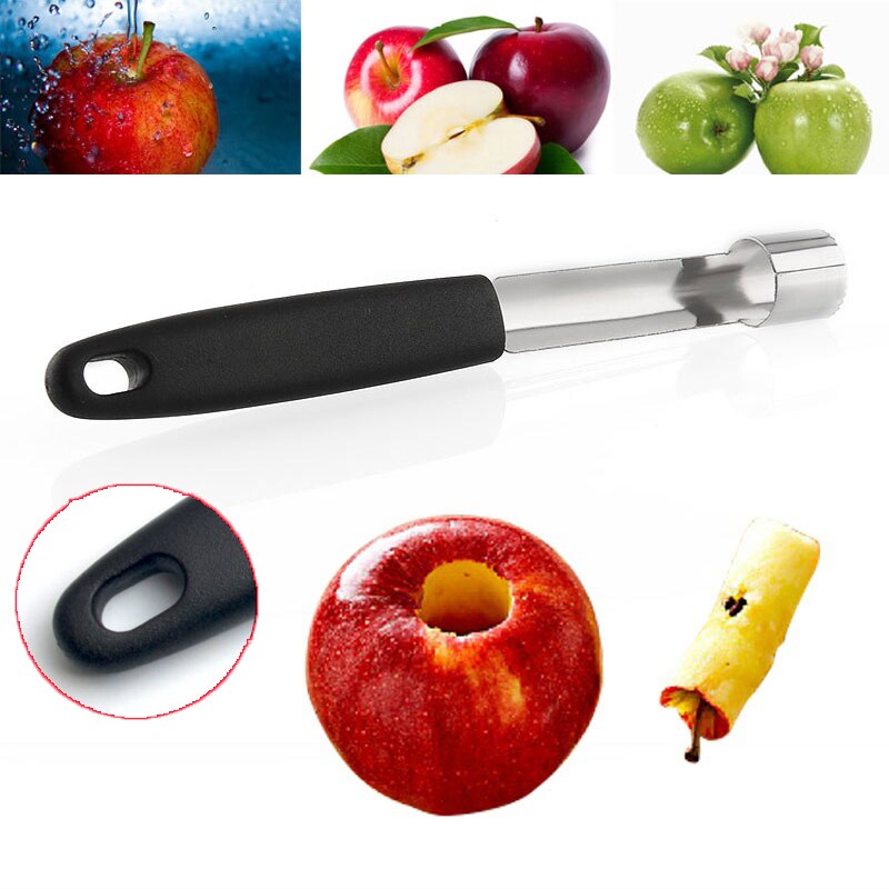 Roestvrijstalen twist fruit groente kern ontpitter snijder appel ontpitter peer ontpitter snijder keukengadgets gereedschap gemakkelijk te gebruiken