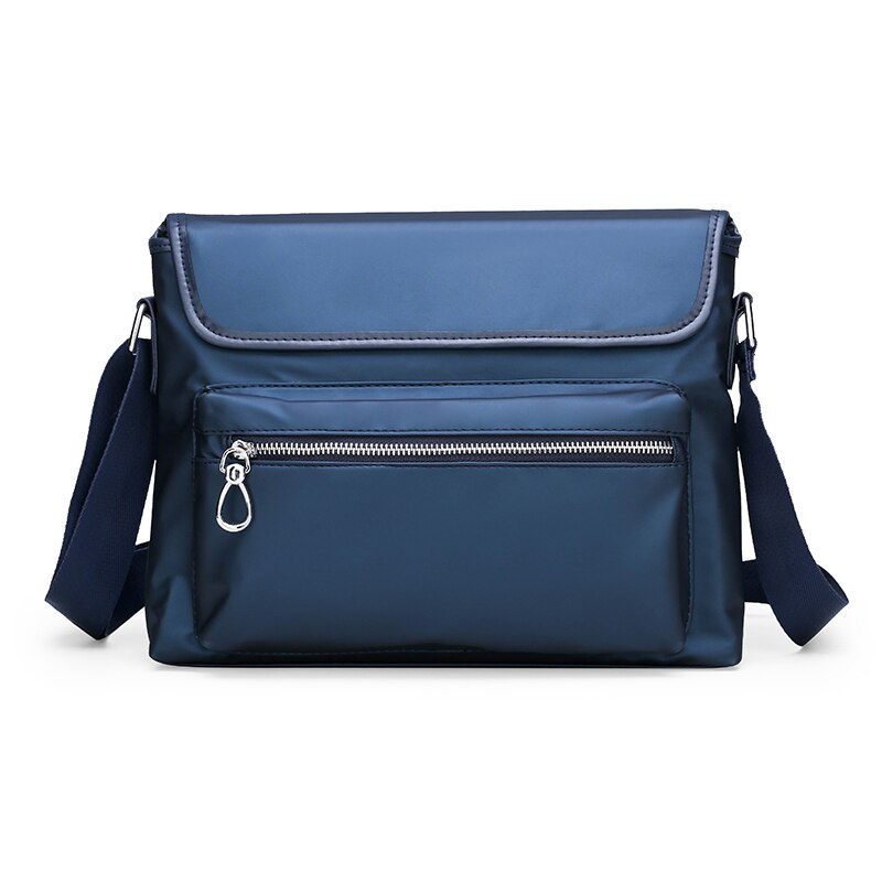 Mode Nylon Oxford mannen Tas Toevallige Zakelijke Tas Pak mannen Messenger Bag Retro Messenger Bag Schoudertas: blue1