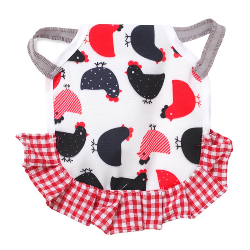 Delantal ajustable para vestido de gallina, Protector de plumas, elástico, suministros para mascotas: B1