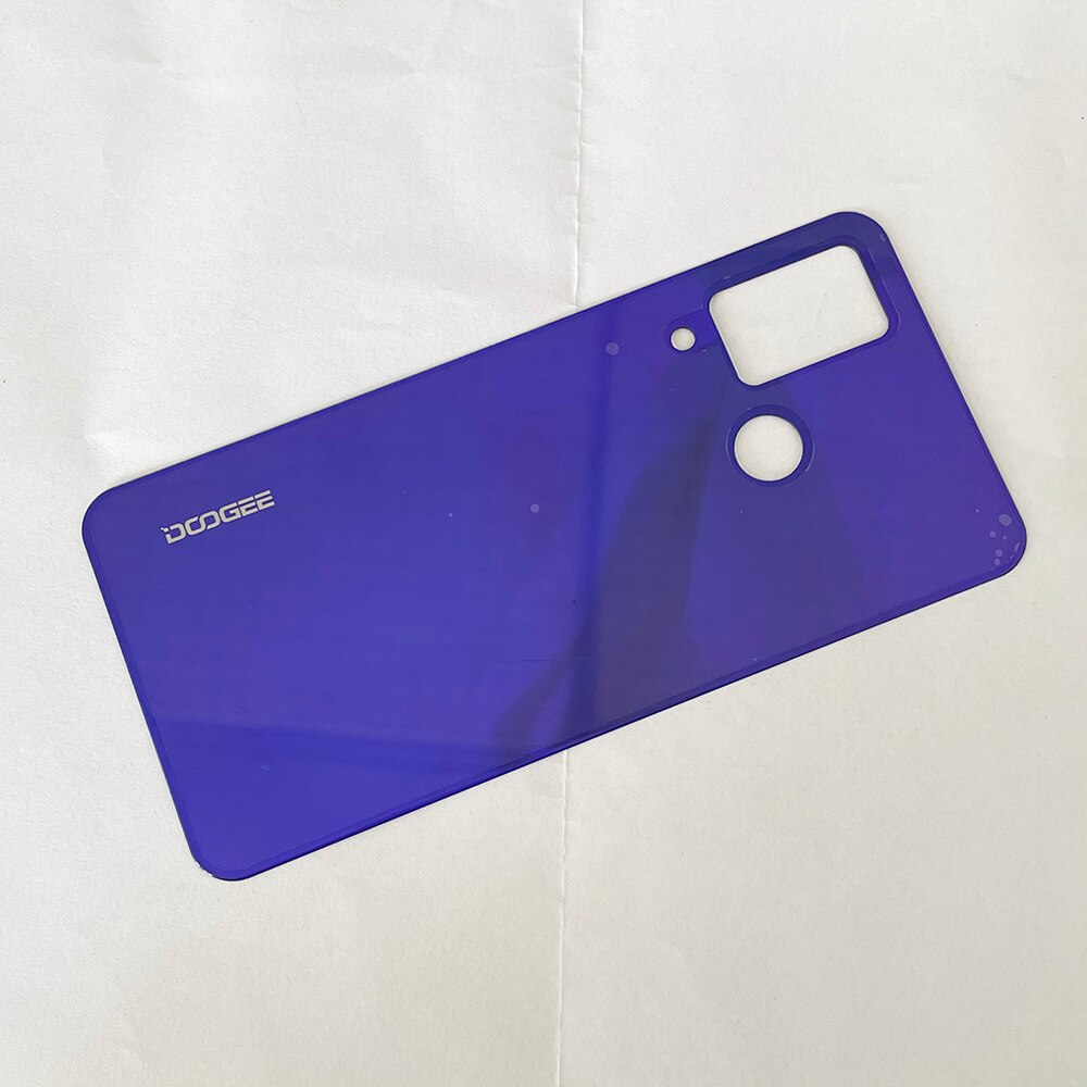 Coque de protection arrière pour batterie DOOGEE N20 Pro, originale, pour panneau arrière: Purple for N20 Pro