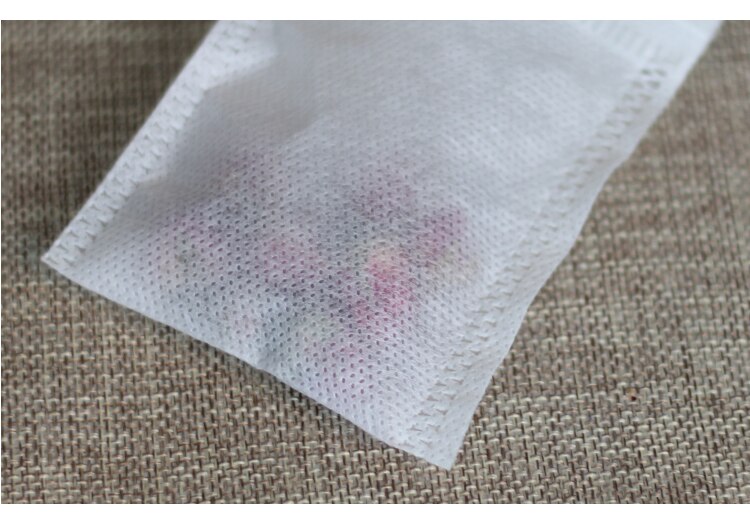 Bolsitas de té con cordón perfumado, bolsa vacía con filtro de sellado de 5x7CM, hierbas y especias utensilios para cocinar, 100 unids/lote: 5X7CM