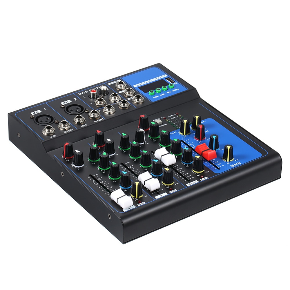 High Tone Multi-Function Recording Mixing Console 4-Channel Meeting Hosting Singing Mixing Console