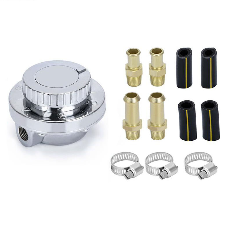 Adjustable Low-Pressure Fuel Regulator Kit (1-5 PSI, For Car - Foto 5
