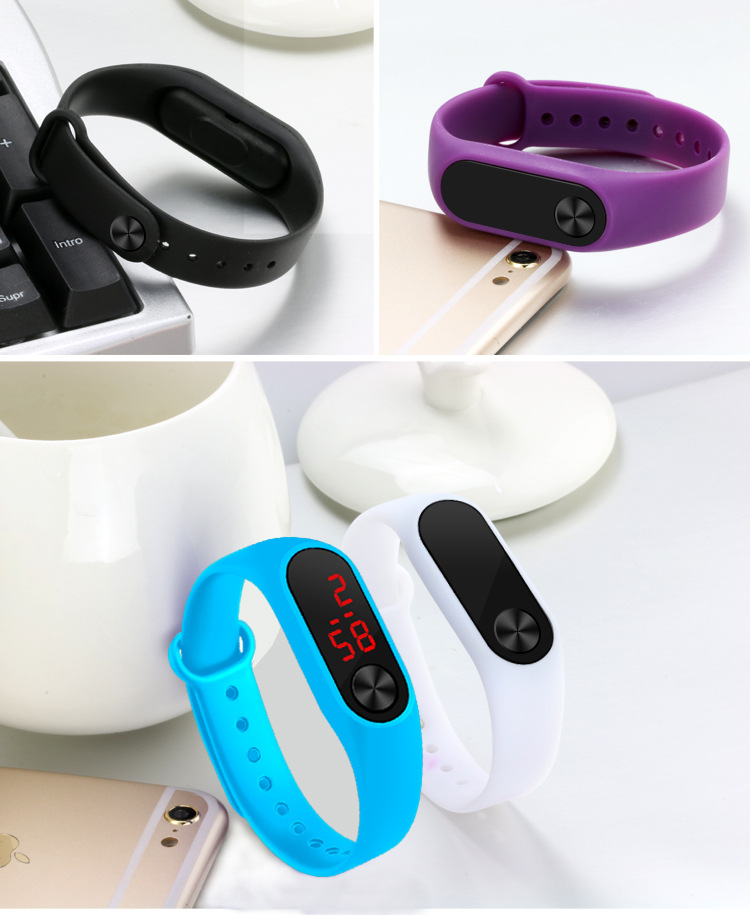 Reloj Led deportivo para niños, Reloj Digital para hombres y mujeres, pulsera de poliuretano para niños, Reloj electrónico para niños y niñas Reloj Digital Reloj Nino