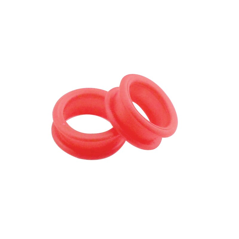 Salon Soft Silica Gel Hair Scissors Silicone Finger Rings Scissors Inserts Groomer Accessories Handle Rings for Barber Shears: Red