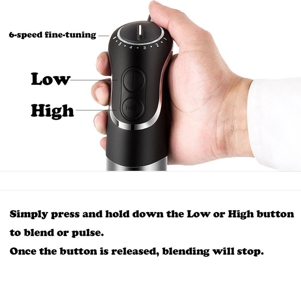 Hand Blender 4 in 1 Portable immersion Blender for Kitchen Food Processor stick with Chopper Whisk Electric Juicer Mixer factory