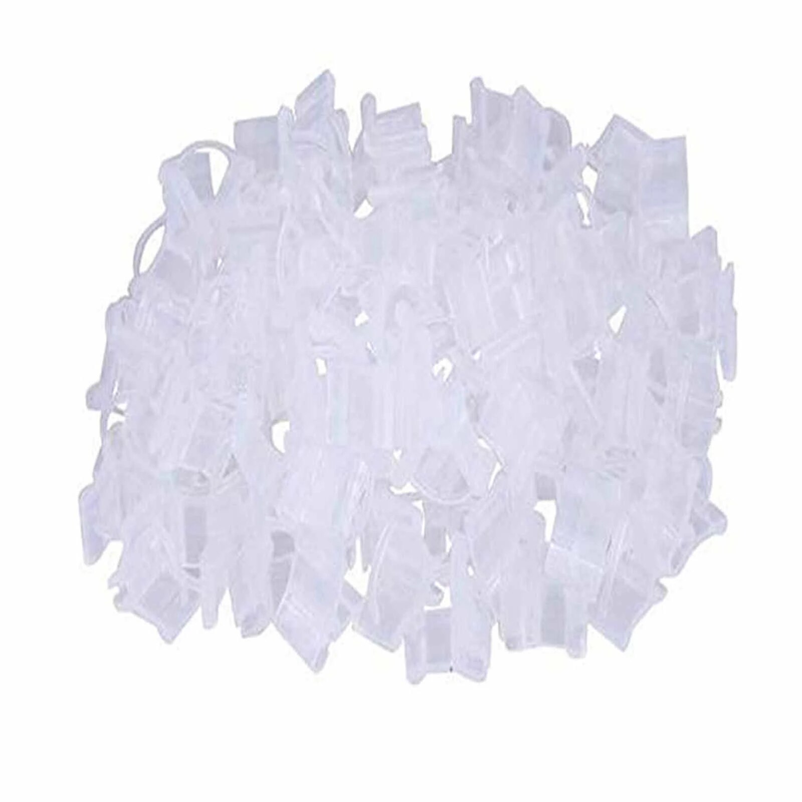 100PCS Plastic Plant Grafting Clips Seedling Growing Clips Vegetables Fruit Tomato Fixing Mini Gardening Tools Support Clamp: 50Pcs