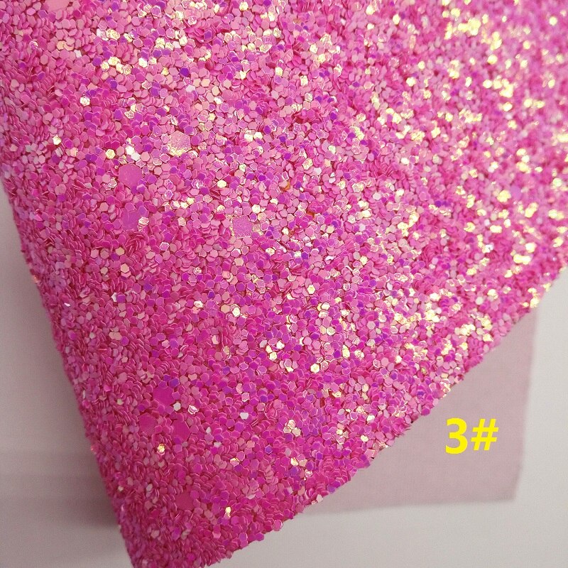 ROSE Glitter Stof, Patent Synthetisch Leer, bloemen Faux Stof Lakens Voor Boog A4 21x29CM Twinkling Ming XM014C: 3