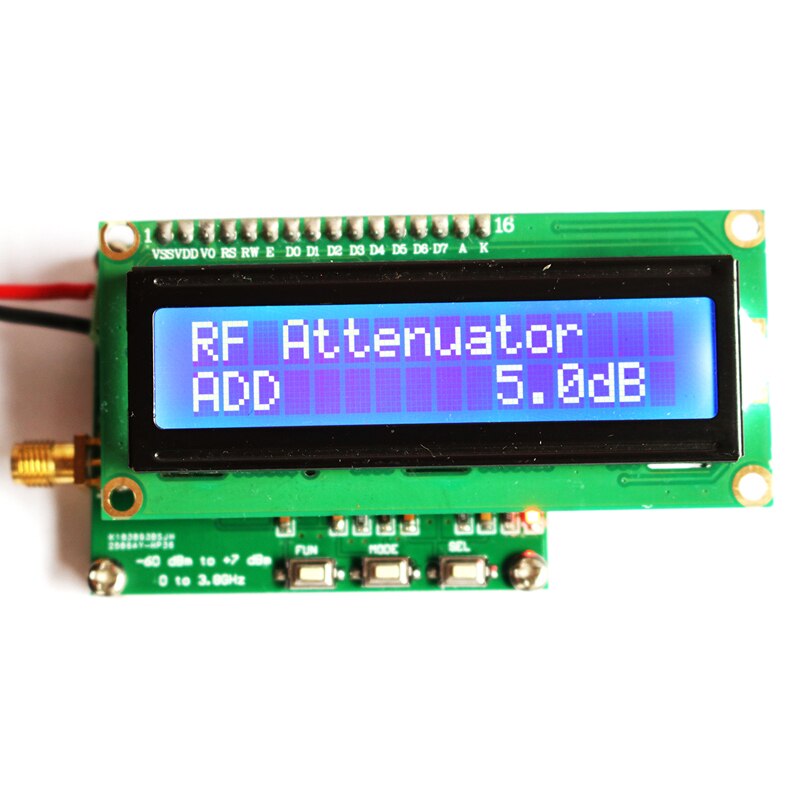 Digital RF Power Meter 50Hz~3.8GHz -60～+7 dBm Radio Frequency Measuring Module 0.1 dBm Accuracy