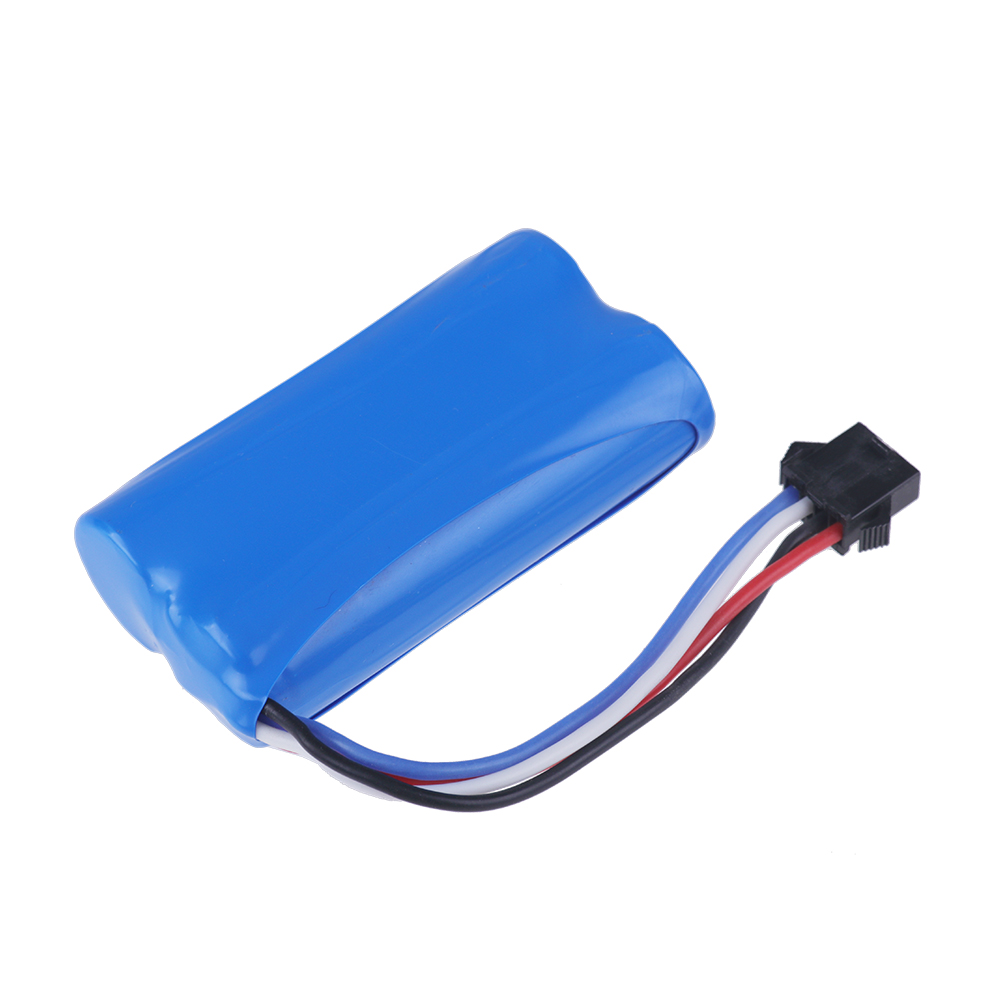 18650 7.4V 3500Mah/5000/6800mAh Li-ion battery SM4P plug/Charger for Udi007 Udi001 UDI002 UDI902 HJ806 960 961 RC racing boat
