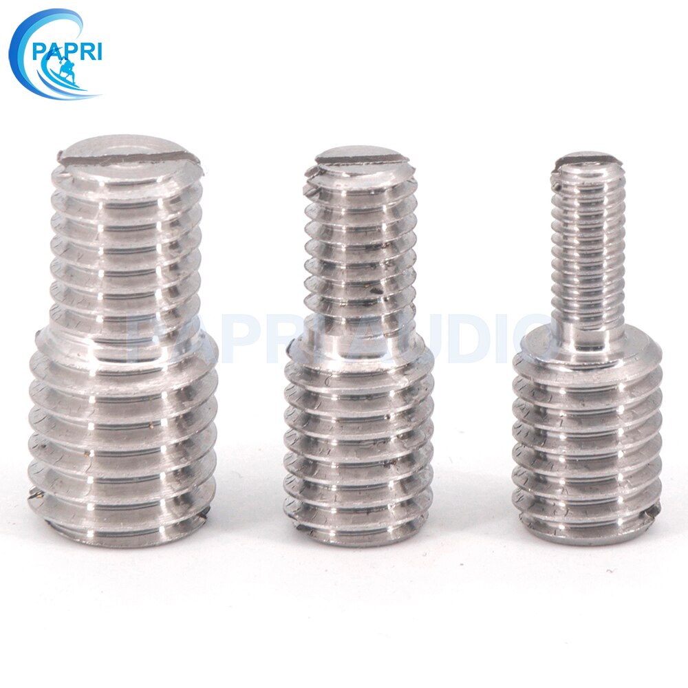 PAPRI 1PCS CNC machining 304 stainless steel reducer conversion screw M10 TO M8 TO M6 M4 Conversion screw CNC machining