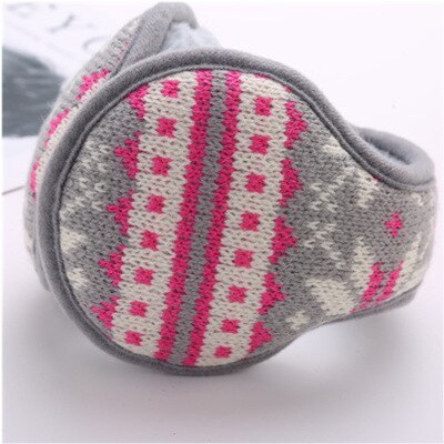 De orejeras de abrigo para invierno de cubre orejas orejera bolsa oído más los hombres y las mujeres después de usar orejera de felpa de invierno: Gray