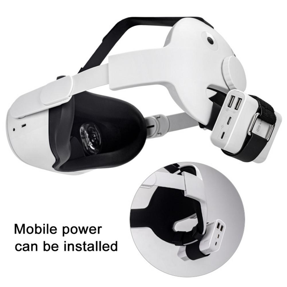Adjustable Headset VR Accessories Suitable For Oculus Quest 2 Headset Replaceable Suitable For Oculus Quest 2