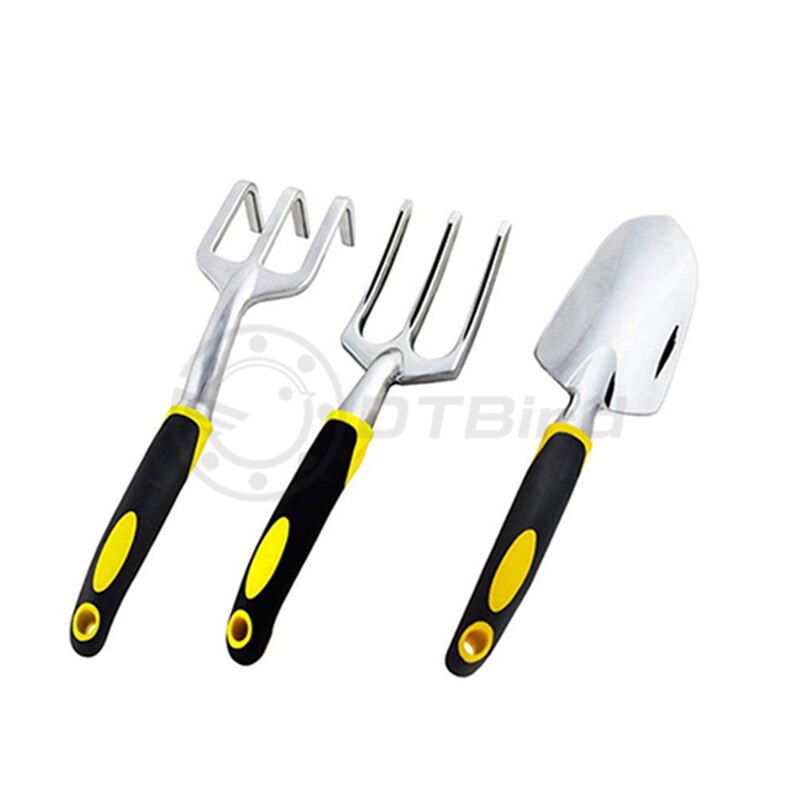 3Pcs Mini Schop Hark Set Mini Tuin Gereedschap Bonsai Gereedschap Set Houten Handvat Metal Head Schop Voor Bloemen Ingemaakte planten DT6: F Style