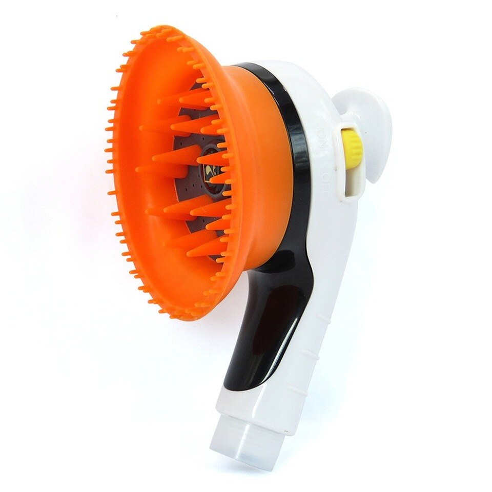 Masaje de lavado escudo contra salpicaduras multifuncional perro gato cabeza de ducha interior exterior herramienta aseo mascota baño rociador Kit