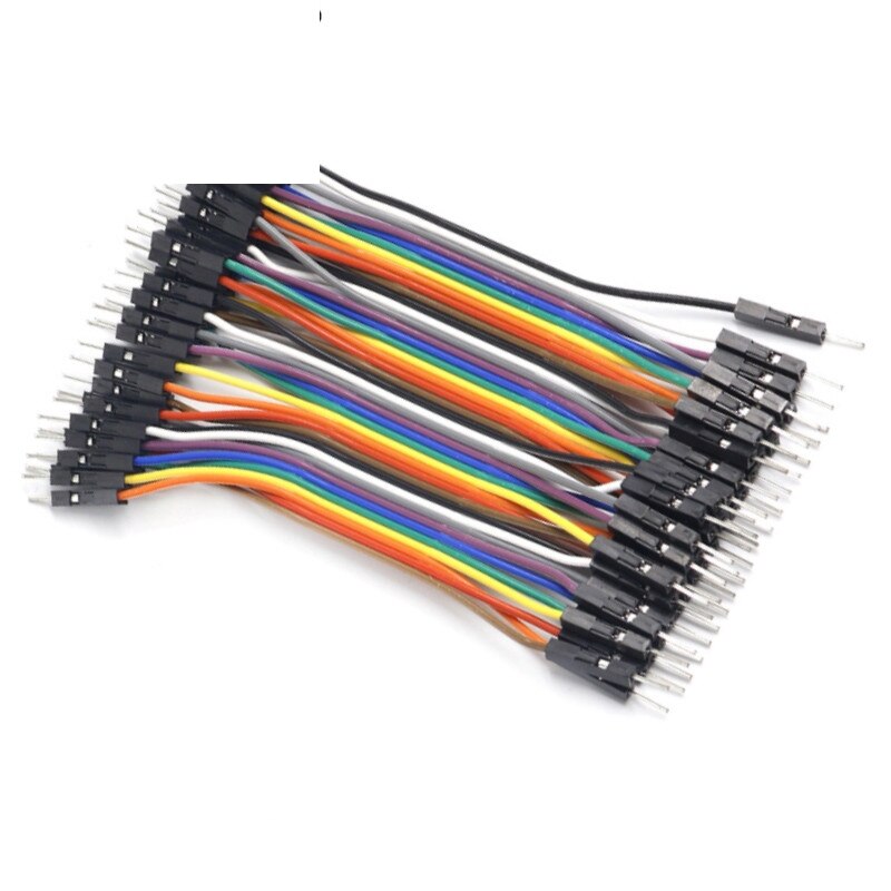 200pcs 10cm 2.54mm 1pin Man op Man jumper wire Dupont kabel voor Arduino