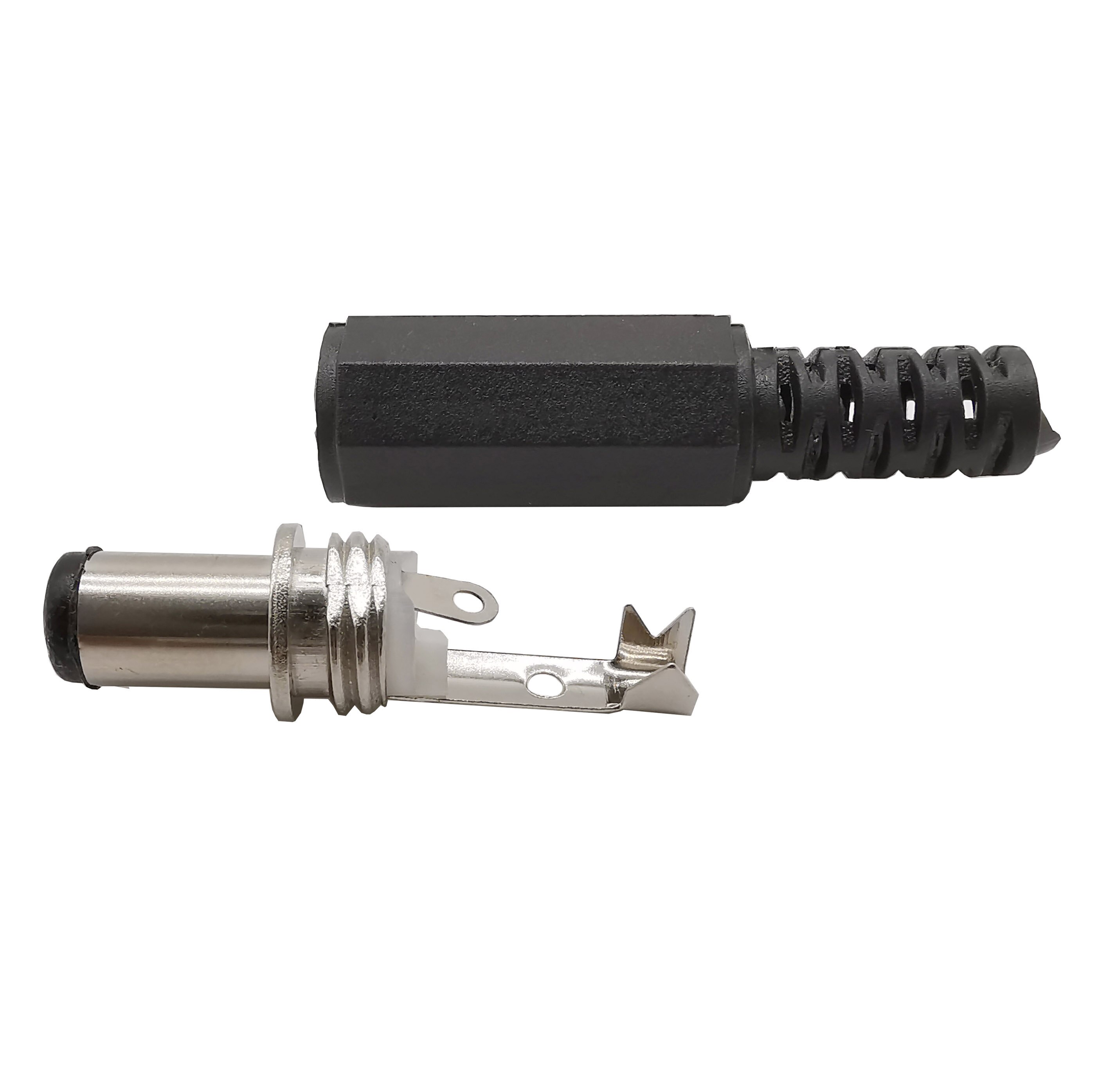 5/10/20Pcs 9mm Length 5.5 x 2.5mm DC Power Plug Electric Connector 5.5*2.1MM Male Plug Wire Charge Adapter