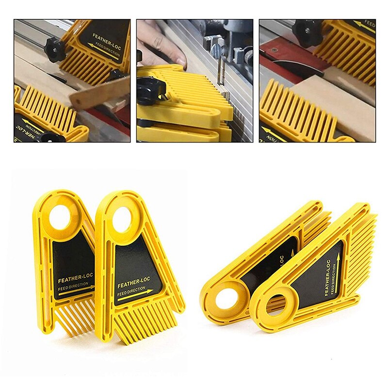 Multi-Purpose Feather Loc Board Set Woodworking Engraving Machine Double Feather Boards Miter Gauge Slot Woodwork DIY Tools