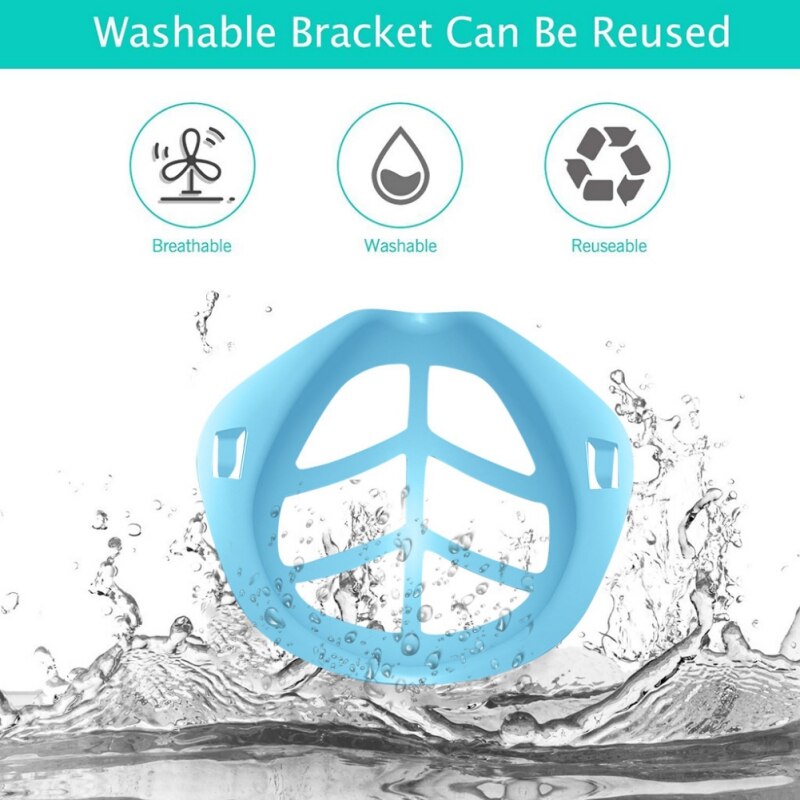 5Pcs Face Inner Support Frame Silicone Bracket More Space For Comfortable Breathing Washable Reusable