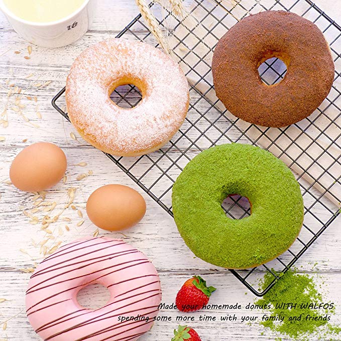 6 Gitter Silikon Backform Krapfen Backform Krapfen Backformen DIY Krapfen Kuchen Formen Gebäck Werkzeuge Sugarcraft
