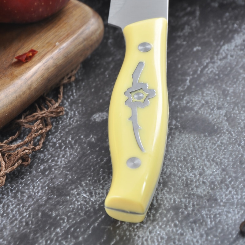 Pequeño utensilio de cocina para Chef, cuchillo de hoja fija afilada, cortador de verduras Tang completo, accesorios de utensilios para cocina hechos a mano